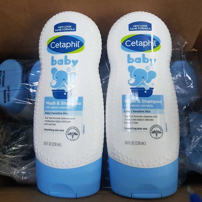 Sữa tắm và gội cho trẻ em Cetaphil Baby Gentle Wash & Shampoo (230ml)
