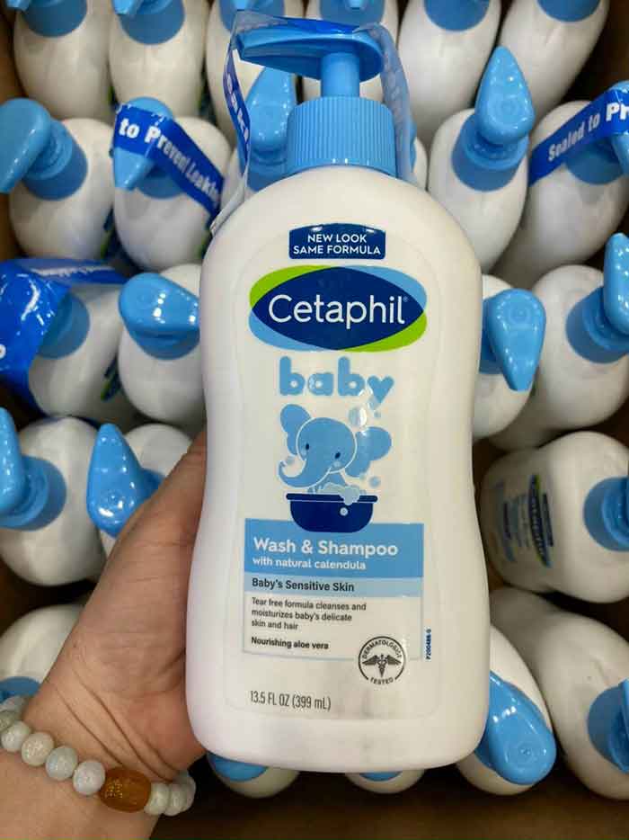 Sữa Tắm Gội Cetaphil Baby Wash & Shampoo Mỹ 230ml – Tã Sữa SuBin